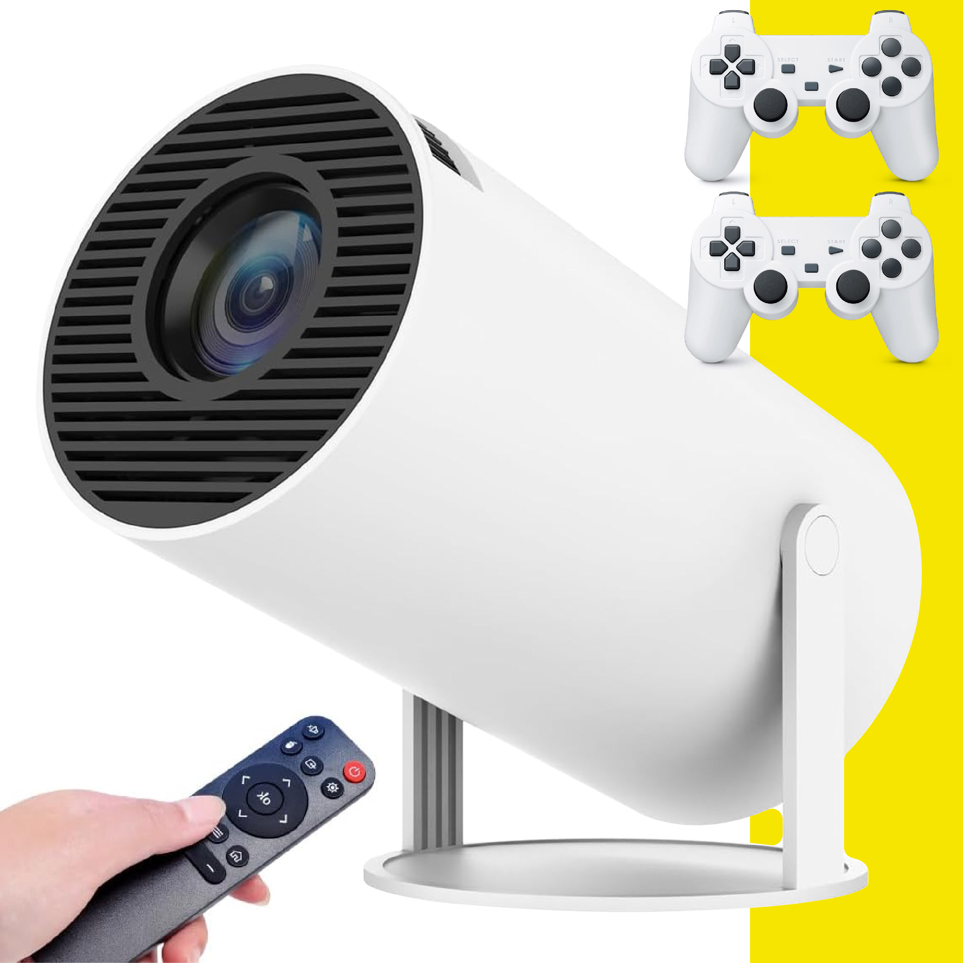 Proyector De Video Portatil Videojuegos Rotacion 2 Controles - Image 2